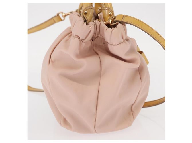Borsa Vala in nylon Salvatore Ferragamo Rosa - vista 4