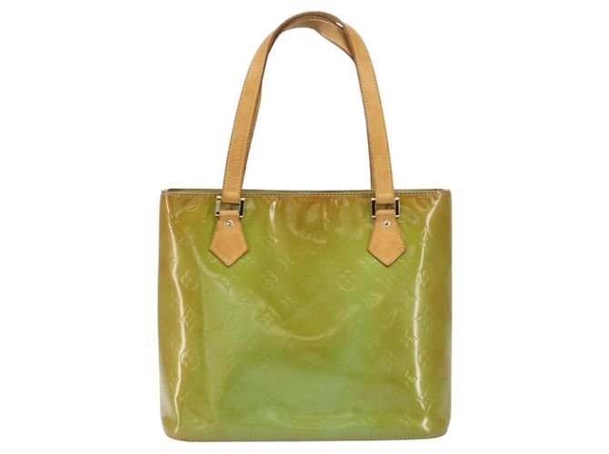 LOUIS VUITTON Borsa a Mano Monogram Vernis Houston Blu Baby M91005 LV Auth BA8959 Blu chiaro - vista 13