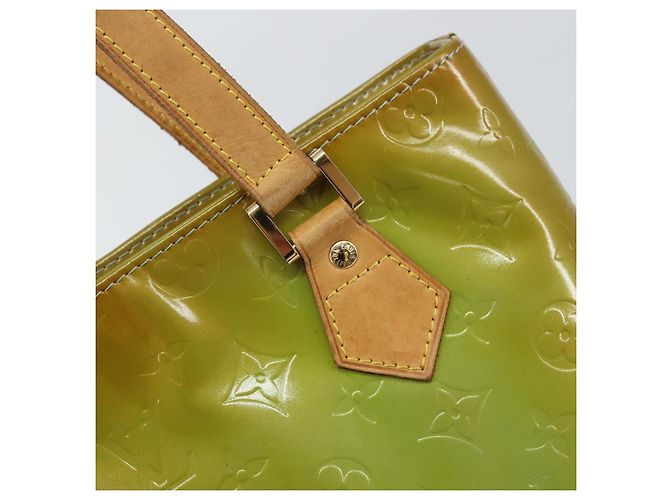 LOUIS VUITTON Borsa a Mano Monogram Vernis Houston Blu Baby M91005 LV Auth BA8959 Blu chiaro - vista 17