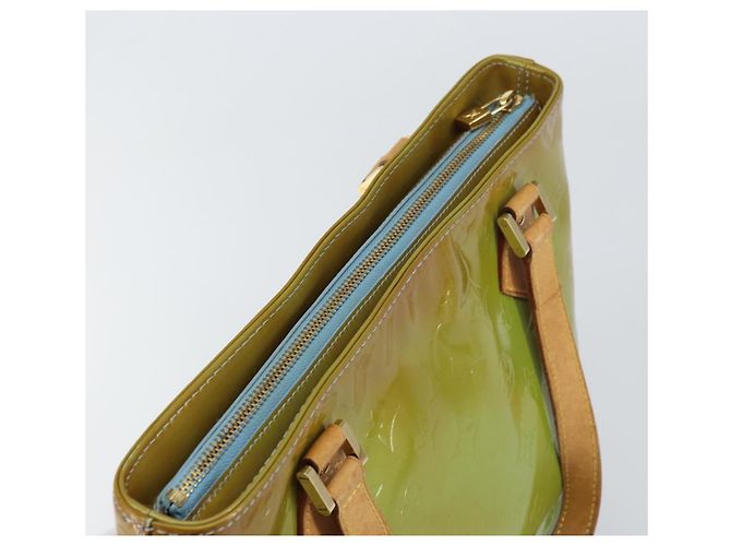 LOUIS VUITTON Borsa a Mano Monogram Vernis Houston Blu Baby M91005 LV Auth BA8959 Blu chiaro - vista 6