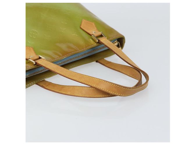LOUIS VUITTON Borsa a Mano Monogram Vernis Houston Blu Baby M91005 LV Auth BA8959 Blu chiaro - vista 7
