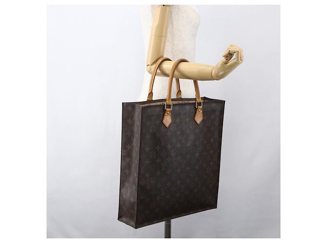 LOUIS VUITTON Borsa Sac Plat Monogram M51140 LV Auth gh1375 Monogramma - vista 20
