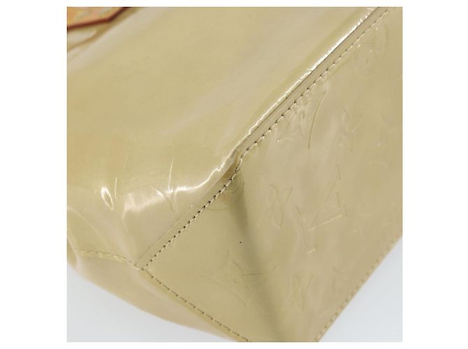 LOUIS VUITTON Borsa a Mano Monogram Vernis Reade PM Beige M91334 LV Auth ep12426 - vista 16