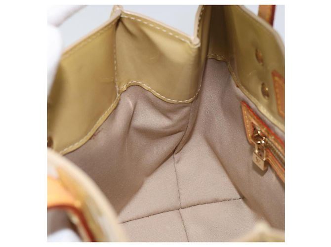 LOUIS VUITTON Borsa a Mano Monogram Vernis Reade PM Beige M91334 LV Auth ep12426 - vista 19