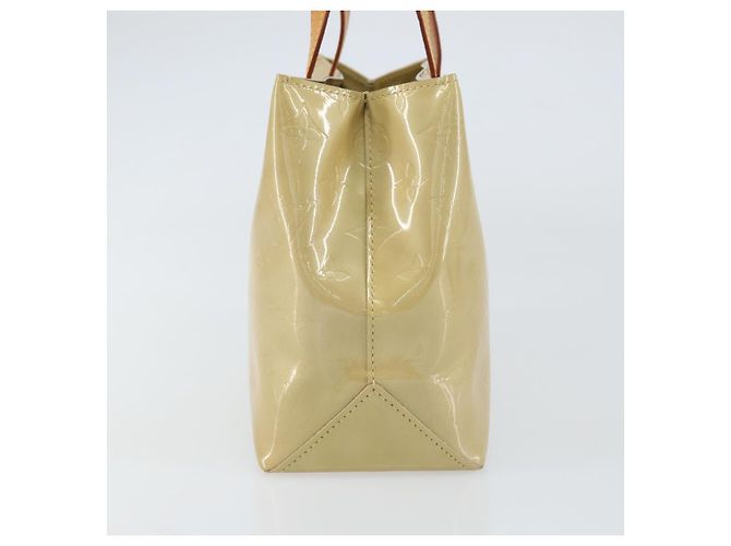 LOUIS VUITTON Borsa a Mano Monogram Vernis Reade PM Beige M91334 LV Auth ep12426 - vista 4
