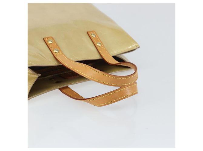 LOUIS VUITTON Borsa a Mano Monogram Vernis Reade PM Beige M91334 LV Auth ep12426 - vista 7