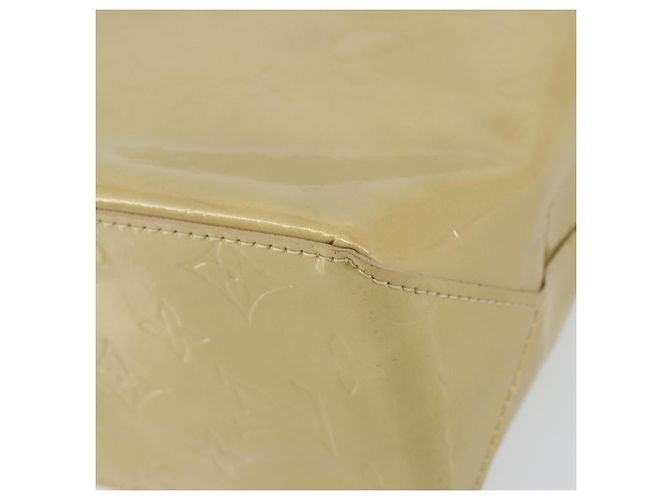 LOUIS VUITTON Borsa a Mano Monogram Vernis Reade PM Beige M91334 LV Auth ep12426 - vista 9