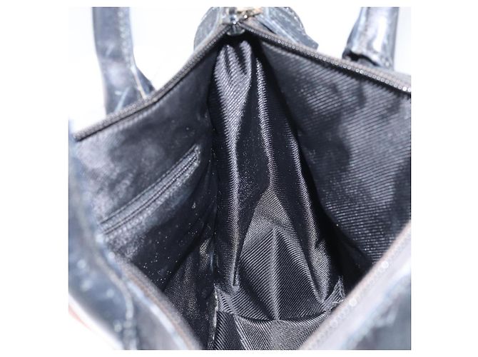 Borsa Tote GG Canvas Gucci Nera Argento 000 0855 Auth fm4978 Nero - vista 18