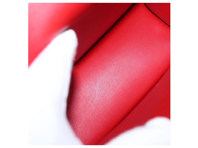 LOUIS VUITTON Borsa a Mano Spring Street Monogram Vernis Rossa M91135 Auth 157329SAV Rosso - vista 10