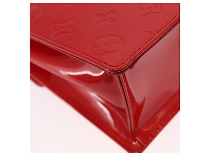 LOUIS VUITTON Borsa a Mano Spring Street Monogram Vernis Rossa M91135 Auth 157329SAV Rosso - vista 18