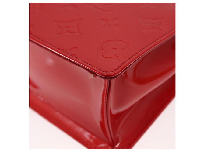 LOUIS VUITTON Borsa a Mano Spring Street Monogram Vernis Rossa M91135 Auth 157329SAV Rosso - vista 19