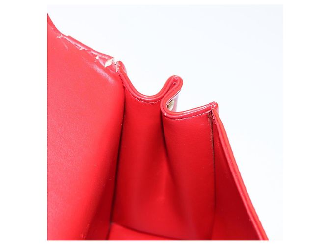LOUIS VUITTON Borsa a Mano Spring Street Monogram Vernis Rossa M91135 Auth 157329SAV Rosso - vista 25