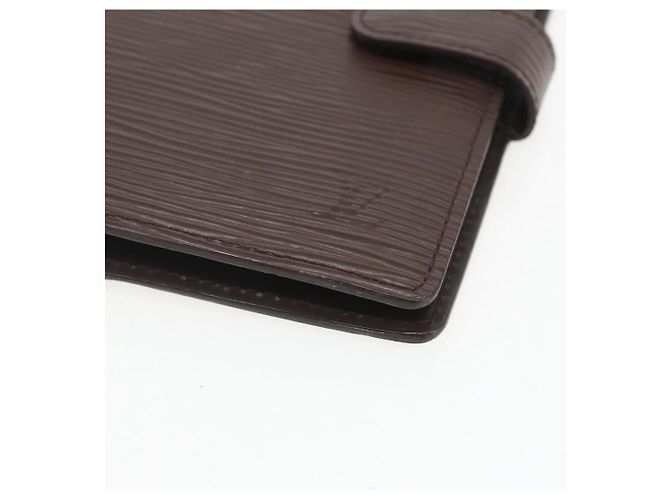 CUBIERTA DE AGENDA PM LOUIS VUITTON Epi Mocha R2005D LV Auth 159180 Castaño - vista 14