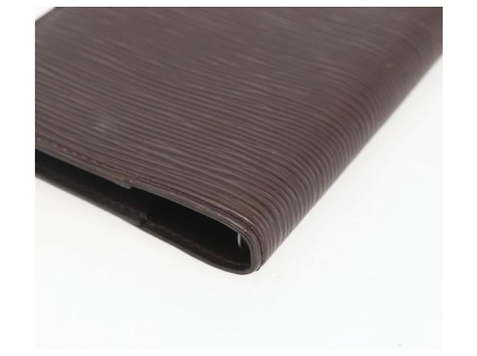 CUBIERTA DE AGENDA PM LOUIS VUITTON Epi Mocha R2005D LV Auth 159180 Castaño - vista 15