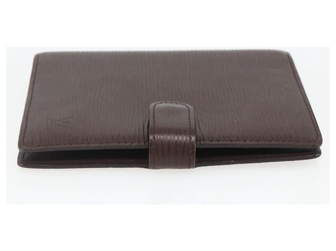 CUBIERTA DE AGENDA PM LOUIS VUITTON Epi Mocha R2005D LV Auth 159180 Castaño - vista 3
