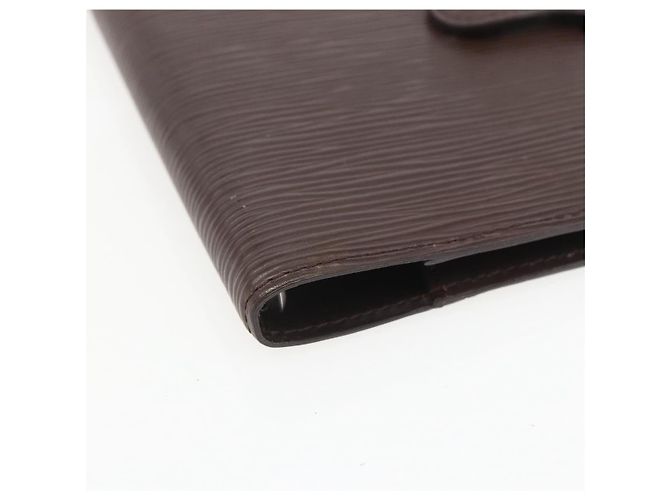 CUBIERTA DE AGENDA PM LOUIS VUITTON Epi Mocha R2005D LV Auth 159180 Castaño - vista 7