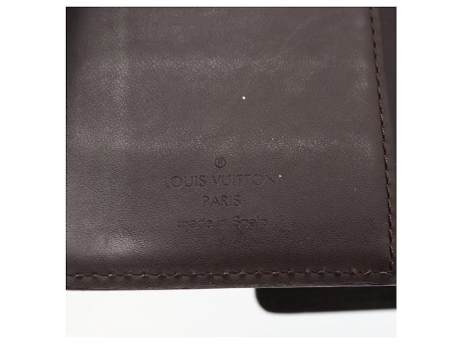 CUBIERTA DE AGENDA PM LOUIS VUITTON Epi Mocha R2005D LV Auth 159180 Castaño - vista 9