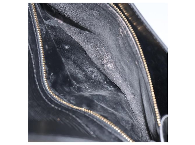 LOUIS VUITTON Clutch Montaigne 27 Epi Nero M52652 LV Auth ep12295 - vista 11