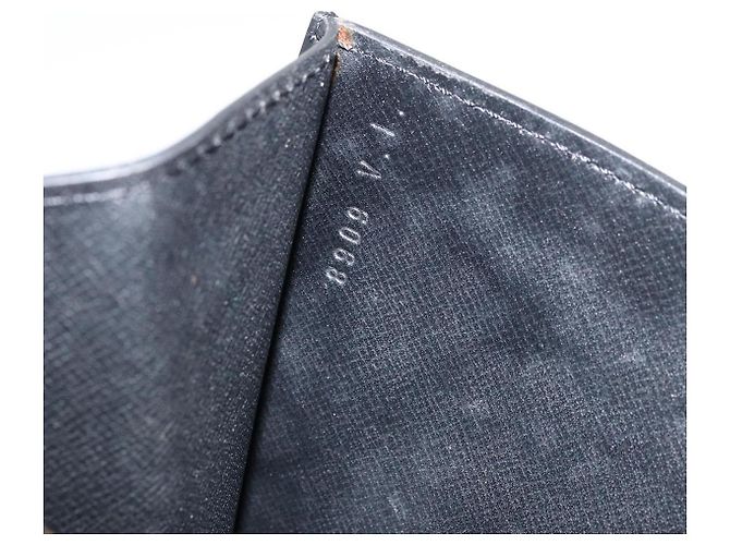 LOUIS VUITTON Clutch Montaigne 27 Epi Nero M52652 LV Auth ep12295 - vista 12