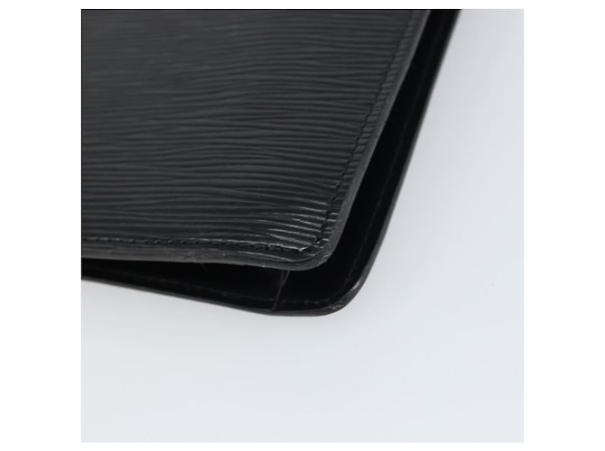 LOUIS VUITTON Clutch Montaigne 27 Epi Nero M52652 LV Auth ep12295 - vista 15