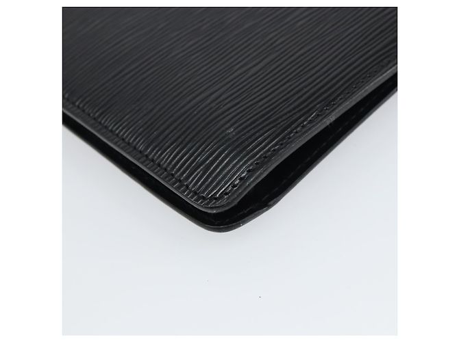 LOUIS VUITTON Clutch Montaigne 27 Epi Nero M52652 LV Auth ep12295 - vista 16
