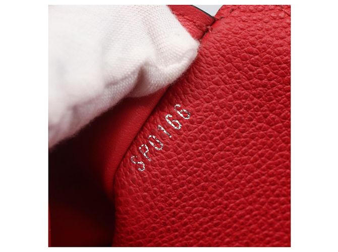LOUIS VUITTON Empreinte Cartera Curie's Cartera Compacta M60735 Auth fm5008 Roja - vista 11