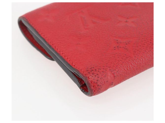 LOUIS VUITTON Empreinte Cartera Curie's Cartera Compacta M60735 Auth fm5008 Roja - vista 16
