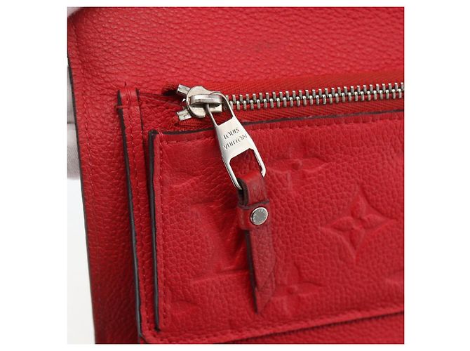 LOUIS VUITTON Empreinte Cartera Curie's Cartera Compacta M60735 Auth fm5008 Roja - vista 18