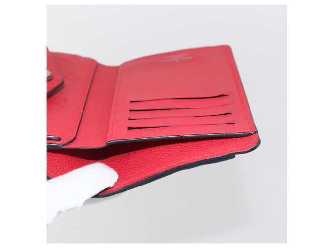 LOUIS VUITTON Empreinte Cartera Curie's Cartera Compacta M60735 Auth fm5008 Roja - vista 19