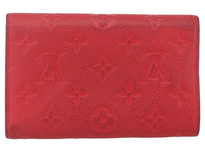 LOUIS VUITTON Empreinte Cartera Curie's Cartera Compacta M60735 Auth fm5008 Roja - vista 2