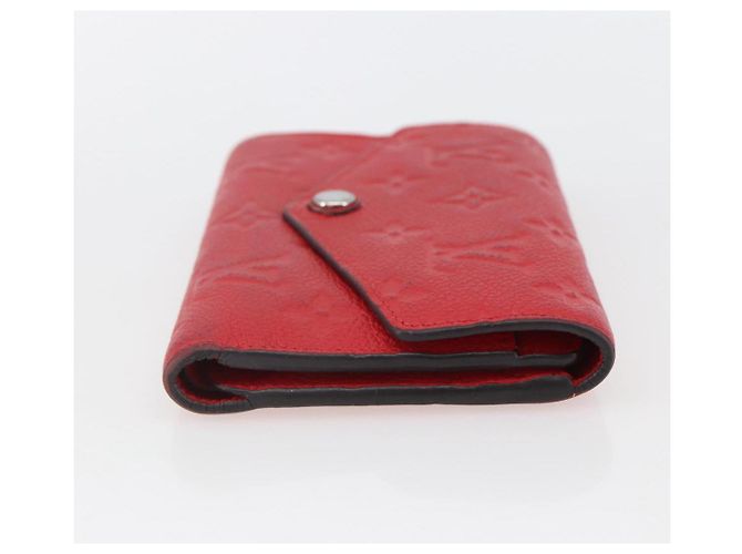 LOUIS VUITTON Empreinte Cartera Curie's Cartera Compacta M60735 Auth fm5008 Roja - vista 4