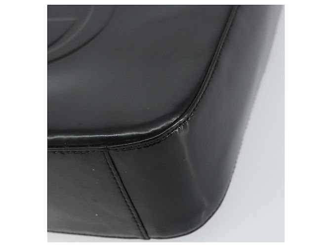 GUCCI Schultertasche Emaille Schwarz 000 0506 Auth ep12258 - Ansicht 9