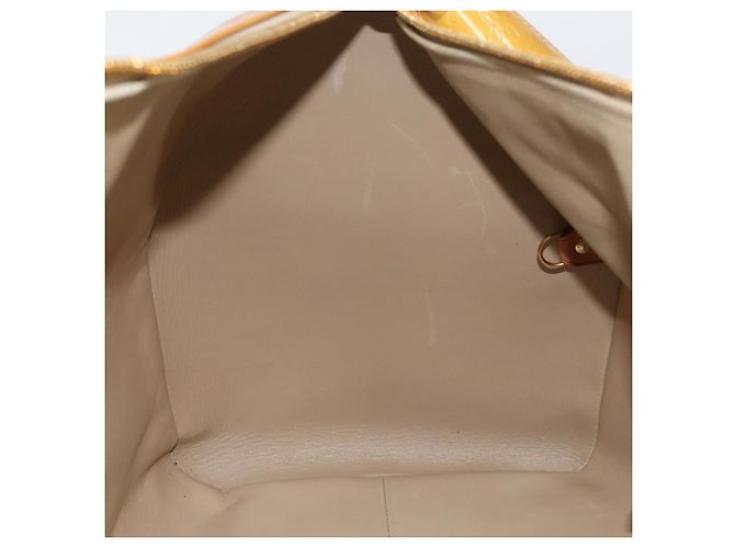 LOUIS VUITTON Borsa Boston Mercer Monogram Vernis Beige M91000 LV Auth 156517 - vista 21