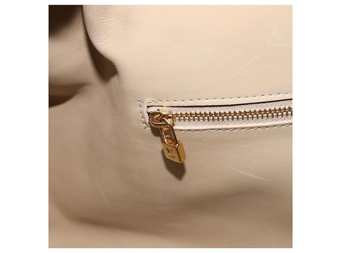 LOUIS VUITTON Borsa Boston Mercer Monogram Vernis Beige M91000 LV Auth 156517 - vista 22