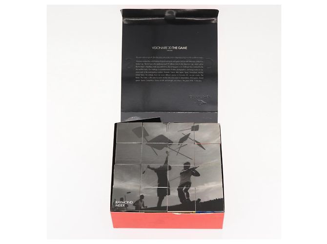 Porte-papier LOUIS VUITTON LV Cup puzzle Rouge Blanc LV Auth 157284SAM - vue 8