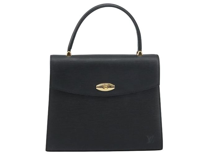 LOUIS VUITTON Borsa a Mano Epi Malesherbes Nera M52372 LV Auth mr1661 Nero - vista 13