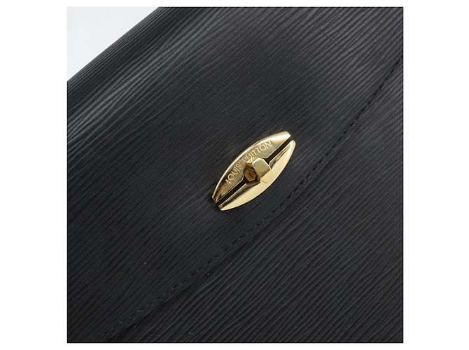 LOUIS VUITTON Borsa a Mano Epi Malesherbes Nera M52372 LV Auth mr1661 Nero - vista 19