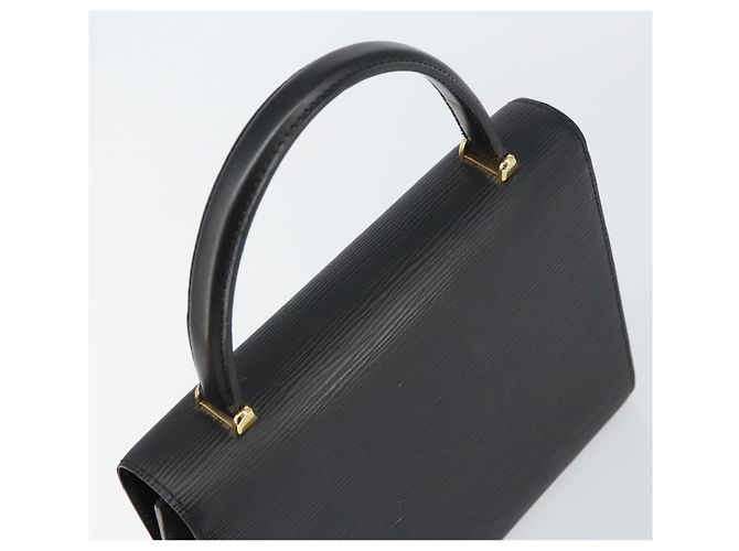 LOUIS VUITTON Borsa a Mano Epi Malesherbes Nera M52372 LV Auth mr1661 Nero - vista 6