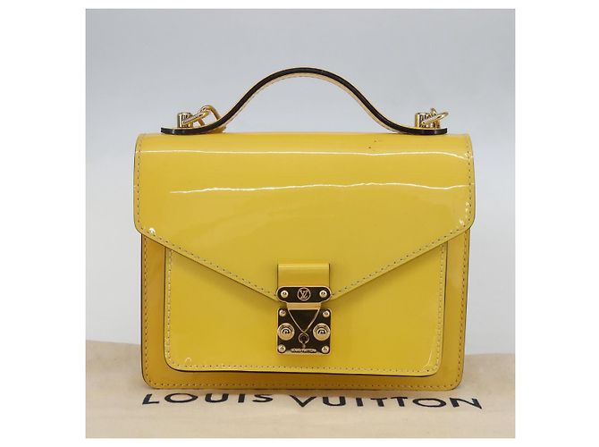LOUIS VUITTON Monogram Vernis Monceau BB Borsa a Mano 2way Mimosa LV Auth 157331V - vista 12