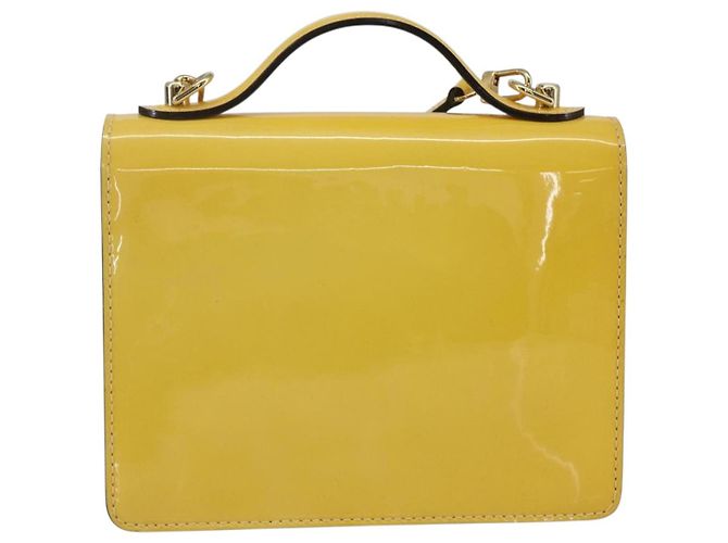LOUIS VUITTON Monogram Vernis Monceau BB Borsa a Mano 2way Mimosa LV Auth 157331V - vista 2