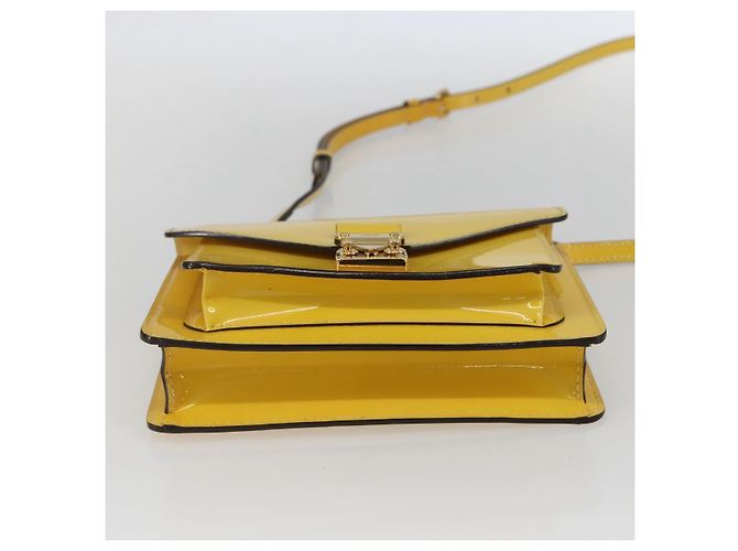 LOUIS VUITTON Monogram Vernis Monceau BB Borsa a Mano 2way Mimosa LV Auth 157331V - vista 5