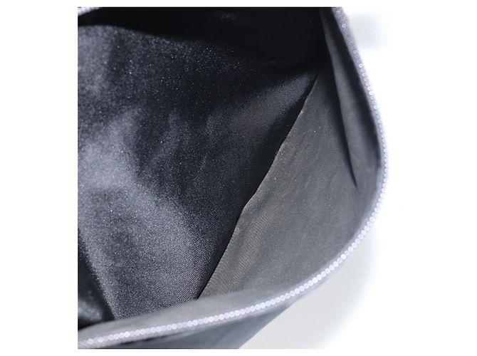 Borsa a Spalla PRADA in Nylon Nero Argento Autentica 151452 - vista 25