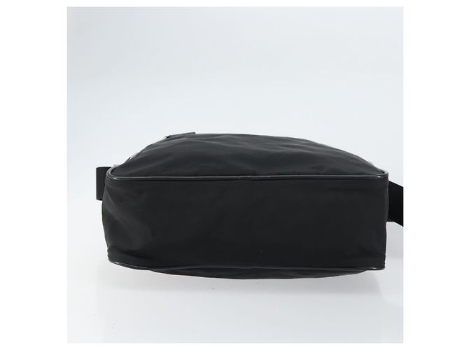Borsa a Spalla PRADA in Nylon Nero Argento Autentica 151452 - vista 5