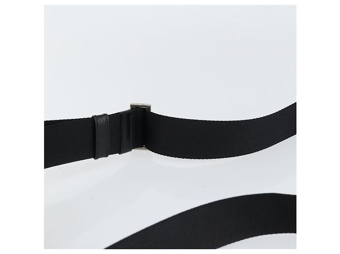 Borsa a Spalla PRADA in Nylon Nero Argento Autentica 151452 - vista 8