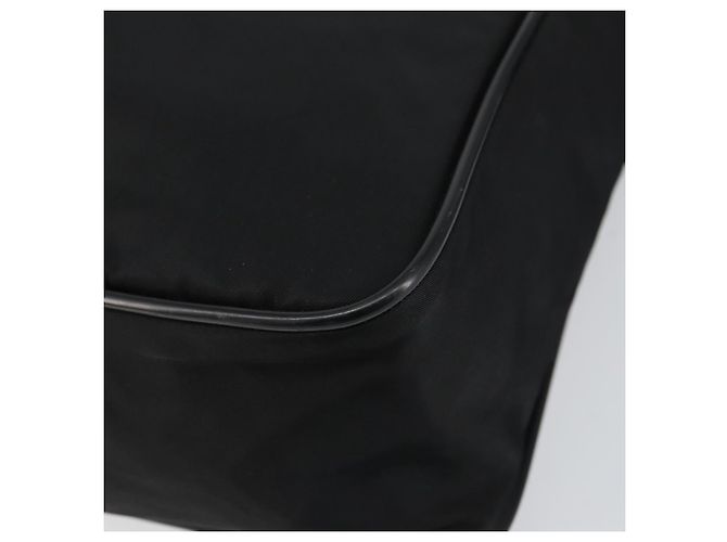 Borsa a Spalla PRADA in Nylon Nero Argento Autentica 151452 - vista 9