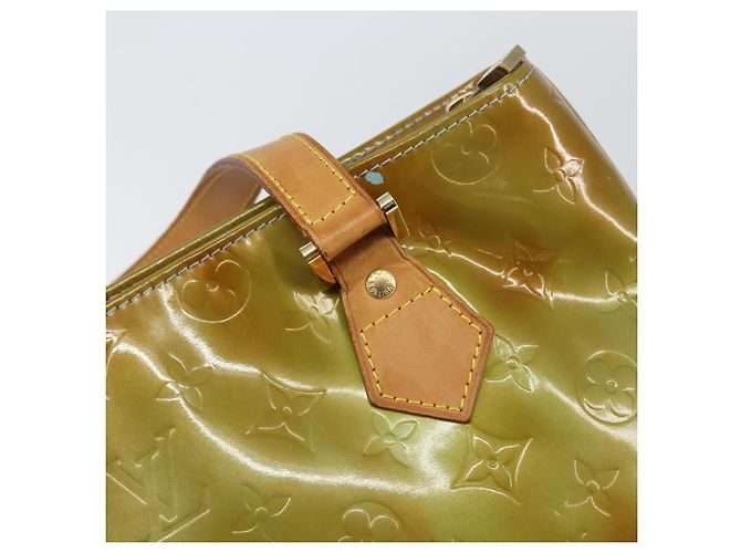 LOUIS VUITTON Borsa a Mano Monogram Vernis Houston Blu Baby M91005 LV Auth 156520 Blu chiaro - vista 18