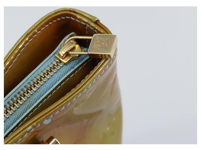 LOUIS VUITTON Borsa a Mano Monogram Vernis Houston Blu Baby M91005 LV Auth 156520 Blu chiaro - vista 19