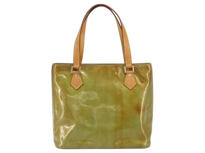 LOUIS VUITTON Borsa a Mano Monogram Vernis Houston Blu Baby M91005 LV Auth 156520 Blu chiaro - vista 2