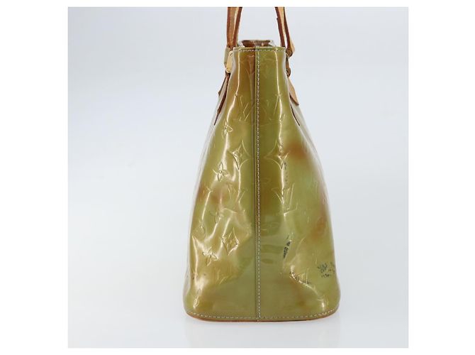 LOUIS VUITTON Borsa a Mano Monogram Vernis Houston Blu Baby M91005 LV Auth 156520 Blu chiaro - vista 3