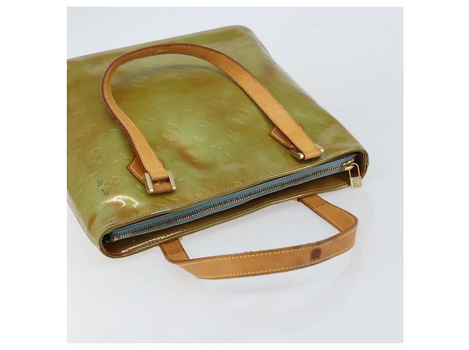 LOUIS VUITTON Borsa a Mano Monogram Vernis Houston Blu Baby M91005 LV Auth 156520 Blu chiaro - vista 6